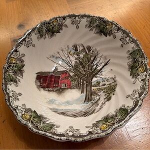Friendly Village Autumn Mists by JOHNSON BROTHERS Vegetable Deep Bowl